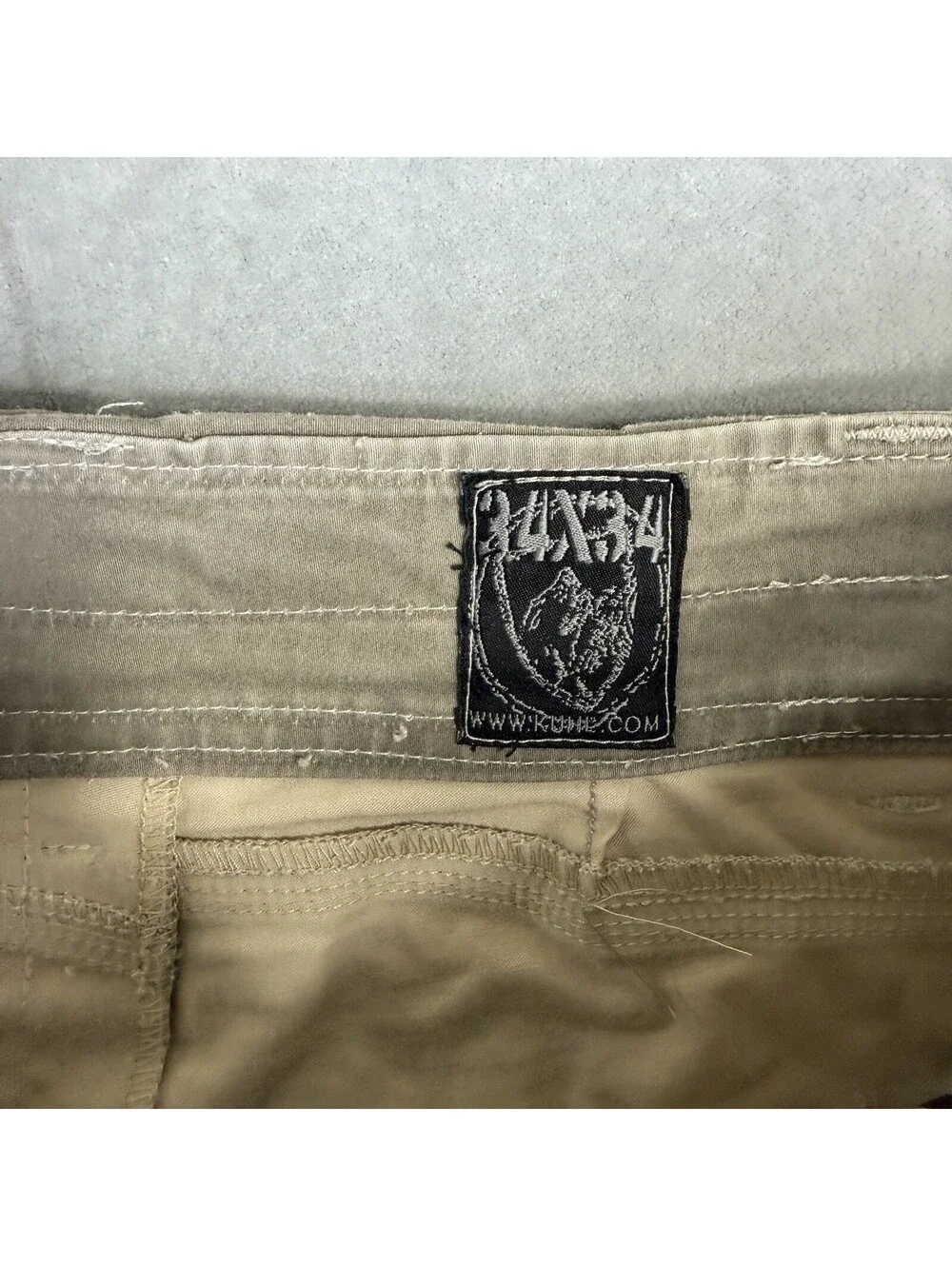 Kuhl Desperado Pants Men’s 34x34 Khaki Patina Dye Hiking Outdoor Mountain Work